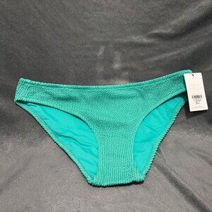 Lively The Swim Ruched Bikini Bottom Aquamarine M NWT